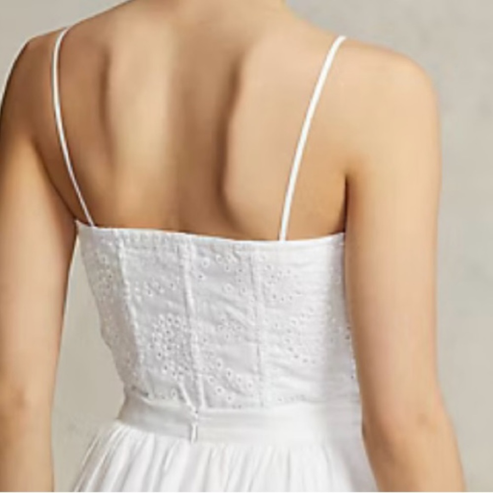 Polo Ralph Lauren Eyelet Linen Bustier - ASO - Taylor Swift! - Picture 3 of 14
